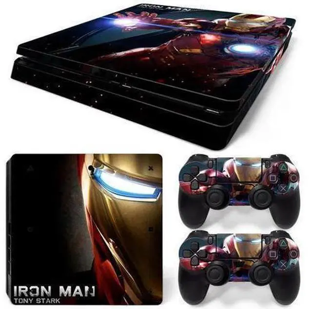 Main image of Iron Man Skin Sticker Protective Film for Slim PS4 Slim Console Controller Accessories GamePad Para(TN-PS4Slim-5798)