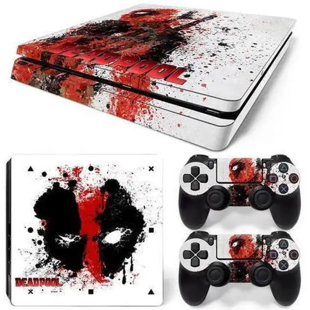 Main image of Deadpool Skin Sticker Protective Film for Slim PS4 PS4Slim Console Controller Accessories GamePad Para(TN-PS4Slim-1003)
