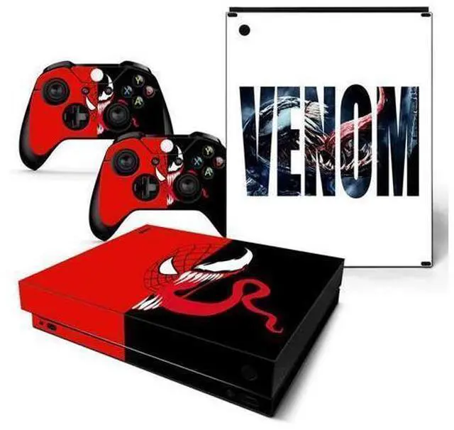 Main image of Venom Deadpool Vinyl Game Console Skin Sticker For One X OneX Cartoon Para 2 Gamepad Protective Film Capa(TN-XBONEX-5124)