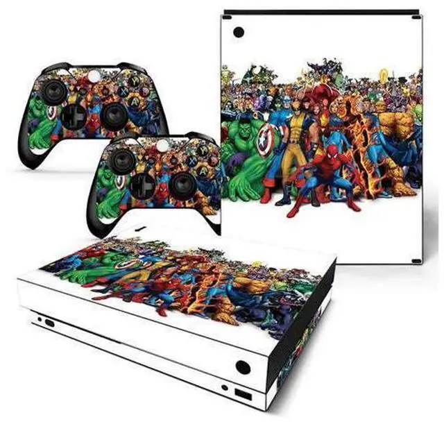 Main image of Game console skin stickers 2-piece game pad protective film(TN-XBONEX-1184)