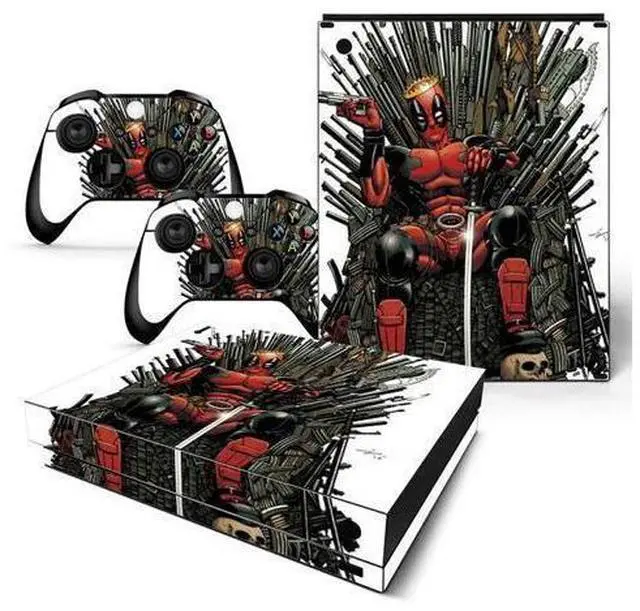 Main image of Deadpool Vinyl Game Console Skin Sticker For One X OneX Cartoon Para 2 Gamepad Protective Film Capa (TN-XBONEX-5024)