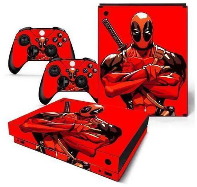 Main image of Deadpool Vinyl Game Console Skin Sticker For One X OneX Cartoon Para 2 Gamepad Protective Film Capa (TN-XBONEX-5041)