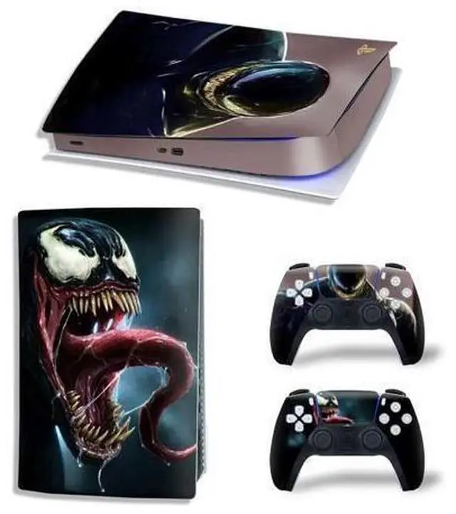 Main image of Venom Vinyl Skin Sticker For PS5Digital PS5 Game Console Game Handle Full Protective Film(TN-PS5Digital-10276)