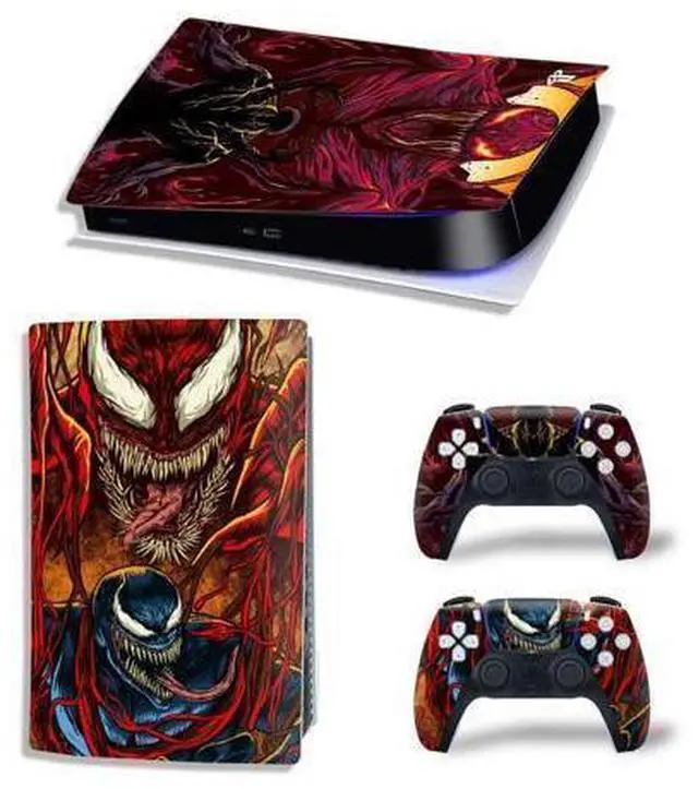 Main image of Venom Vinyl Skin Sticker For PS5Digital PS5 Game Console Game Handle Full Protective Film(TN-PS5Digital-10282)