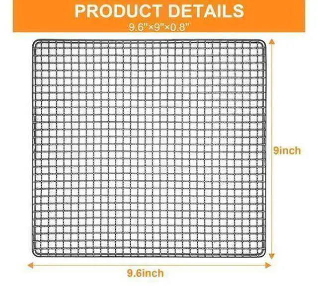 Alt view image 2 of 7 - Dehydrator Mesh Trays for COSORI Food Dehydrator 5 Stainless Steel Trays Dryer Machine, 9.6''x9''x0.8'' INCH Food Dehydrator Accessories Dehydrator Rack Replacement Parts