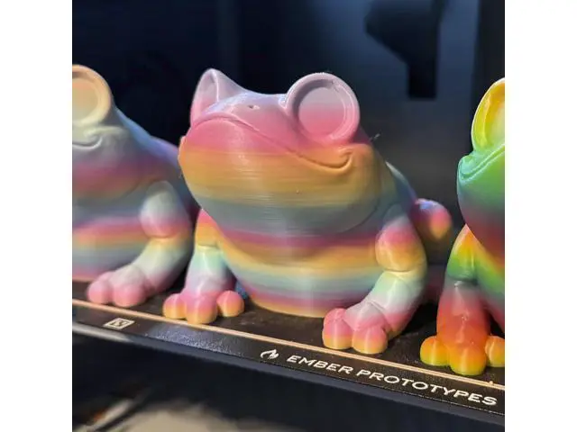 Alt view image 3 of 7 - Polymaker Panchroma Gradient Satin Rainbow 3D Printer PLA Filament 1.75mm, Multicolor 3D Printing PLA Filament, 1kg Spool (2.2lbs)