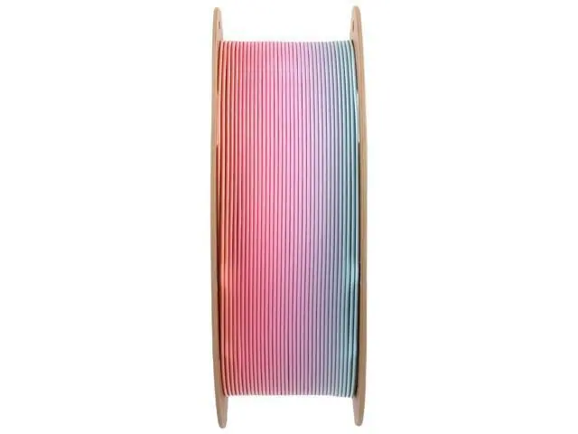 Alt view image 7 of 7 - Polymaker Panchroma Gradient Satin Rainbow 3D Printer PLA Filament 1.75mm, Multicolor 3D Printing PLA Filament, 1kg Spool (2.2lbs)
