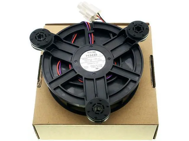 Alt view image 3 of 5 - Refrigerator Cooling Fan Motor 12038GE-12M-YT 12VDC 0.26A 3-Wire Variable Frequency Cooling Fan