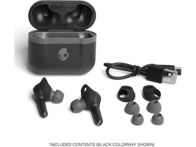 Alt view image 2 of 3 - Indy Evo in-Ear Wireless Earbuds 30 Hr Battery Microphone Works with iPhone Android and Bluetooth Devices - Black