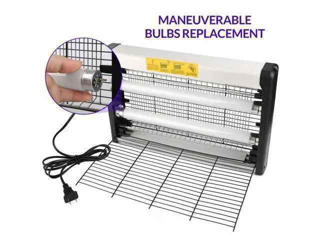 Alt view image 6 of 7 - Bug Zapper Fly Traps Indoor Hanging Electric Mosquito Killer 3500V Gnats Fruit Trap for Home Restaurants Kitchen Garden Black