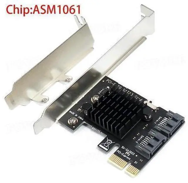 Main image of PCI-E PCI Express To SATA 3.0 Extension Card with Bracket 2-Port SATA III 6Gbps Expansion Adapter Pci E Sata3 Pcie Sata 3 Card