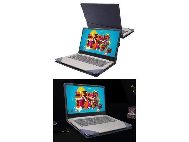 Alt view image 2 of 7 - PU leather Case For Lenovo Ideapad 510s 14 inch Notebook Cover for Lenovo Ideapad 510s Laptop Protective Case Sleeve