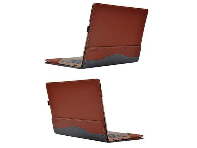 Alt view image 2 of 7 - Werleo For Lenovo Yoga 730 Case PU Leather Folio Protective Laptop Cover For Lenovo Yoga 730 - 13 inch / 13.3 Inch