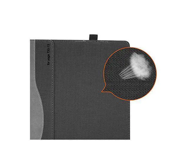 Alt view image 3 of 7 - Werleo For Lenovo Yoga 730 Case PU Leather Folio Protective Laptop Cover For Lenovo Yoga 730 - 13 inch / 13.3 Inch
