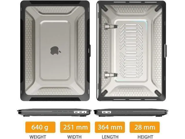 Alt view image 2 of 7 - BONAEVER For MacBook Pro 16 Inch Case A2141 Release 2020 2019 Plastic Hard Shell Cover with Keybaord Cover & Screen Protector & Type C Adapter