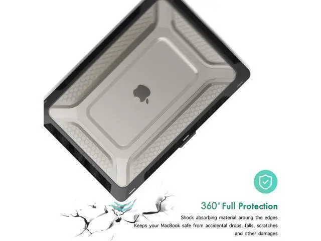 Alt view image 5 of 7 - BONAEVER For MacBook Pro 16 Inch Case A2141 Release 2020 2019 Plastic Hard Shell Cover with Keybaord Cover & Screen Protector & Type C Adapter