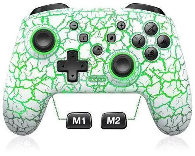 Main image of Switch Controller Compatible with Switch 1/2/Lite/OLED, Wireless Pro Controllers Work with iOS/Android/PC with RGB Light, Programmable, TURBO & Wakeup