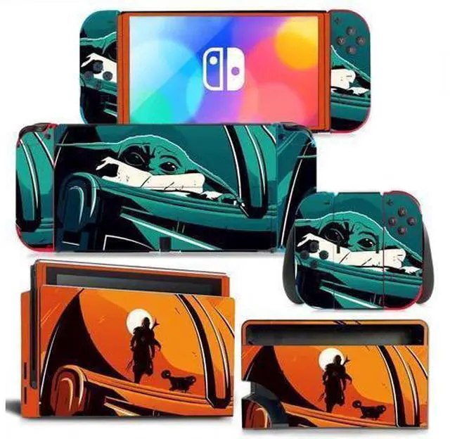 Main image of Star Wars Darth Vader Yoda Skin Sticker Decal for Switch Console Controller Dock Skin Vinyl(2127)