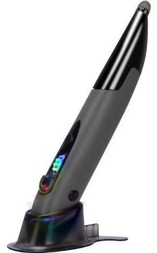 Main image of Wireless Optical Pocket Pen Mouse 2.4GHZ USB Wireless Optical Handwriting Mini Air Pen Mouse Mice for PC Laptop Notebook Computer Mac (Voice&Bluetooth Grey1)