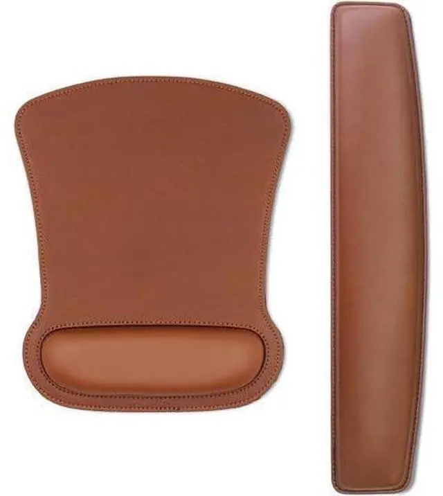 Main image of Keyboard Wrist Rest Pad and Mouse Wrist Rest Support Mouse Pad Set Sturdy & Comfortable & Lightweight for Easy Typing & Pain Relief-Ergonomic Support (Brown)