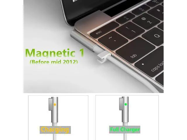 Alt view image 4 of 7 - Mac Book Pro Charger 85W Mag 1 L-Tip Power Adapter Compatible with Mac Book Pro 13 15 17 inchBefore Mid 2012