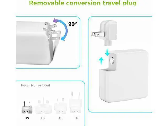 Alt view image 5 of 7 - Mac Book Pro Charger 85W Mag 1 L-Tip Power Adapter Compatible with Mac Book Pro 13 15 17 inchBefore Mid 2012