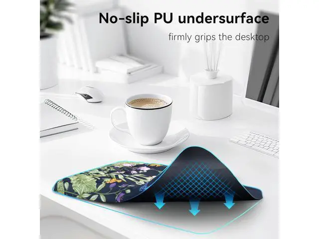 Alt view image 5 of 6 - Mouse Pad with Wrist Rest Floral Ergonomic Comfortable Pain Relief Mousepad Wrist Support for Computer Office