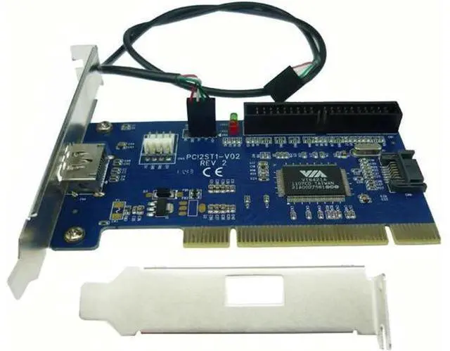 Main image of Aomoproing eSATA+USB Combo port PCI card internal SATA+IDE hybrid card RAID 40pin pci to power esata