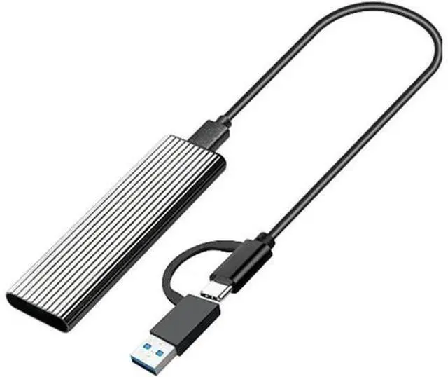 Main image of Aomoproing FOR 2 In 1 Dual Protocol Type C USB 3.1 Adapter SATA SSD HDD M.2 NGFF SSD Enclosure For M2 Hard Drive