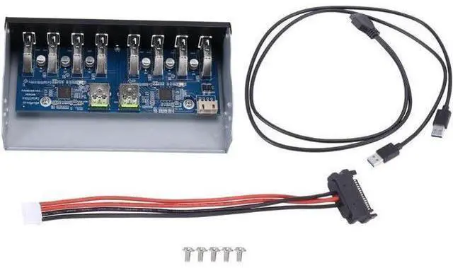 Main image of 19 Pin To 8 Port USB 3.0 Hub 5.25 Inch CD-Rom Drive Bay CD Rom Front Panel for Computer Case