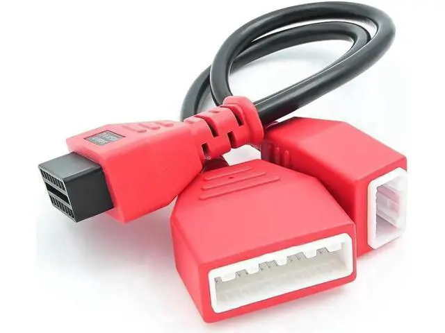 Alt view image 4 of 7 - Aomoproing for Nissan Key programmer 32pin 16Pin to 16pin OBD2 Extension Cable Male to Female Car ECU auto Tool OBD 2 Connector
