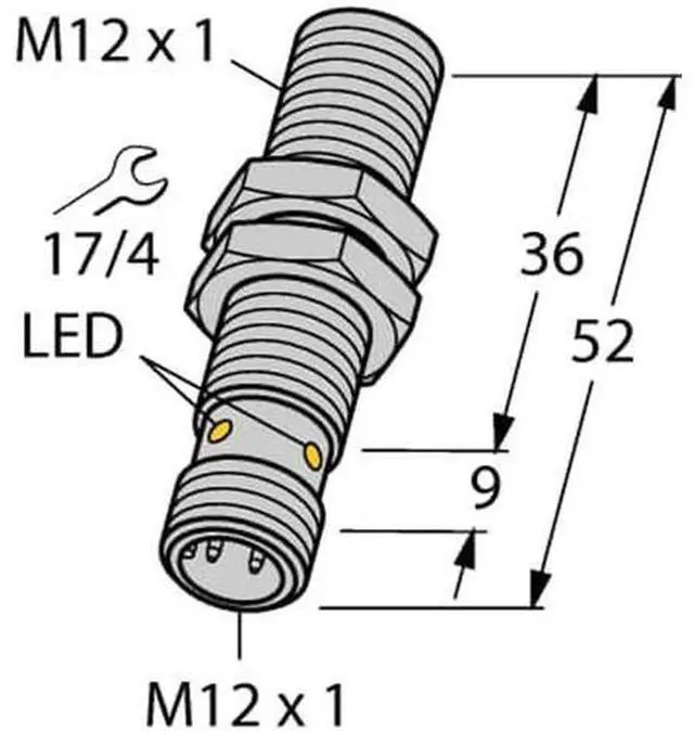 Alt view image 2 of 2 - TURCK Bi2-M12-AP6X-H1141 46065 Inductive sensor PNP