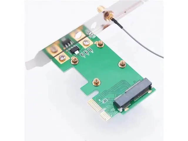 Alt view image 2 of 5 - Aomoproing PCI-E to Desktops PCI-E Card Adapter Wireless Networks Card PCIE PC Laptop Wireless Networks Card Adapter Card H-best
