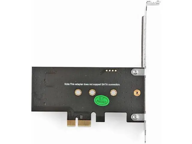 Alt view image 4 of 5 - Aomoproing SSD M2 PCIE 1x Adapter PCIE to M2 Adapter M.2 SSD to PCI Express X1 Card Riser Adapter M Key for 2230-2280 M2 SSD
