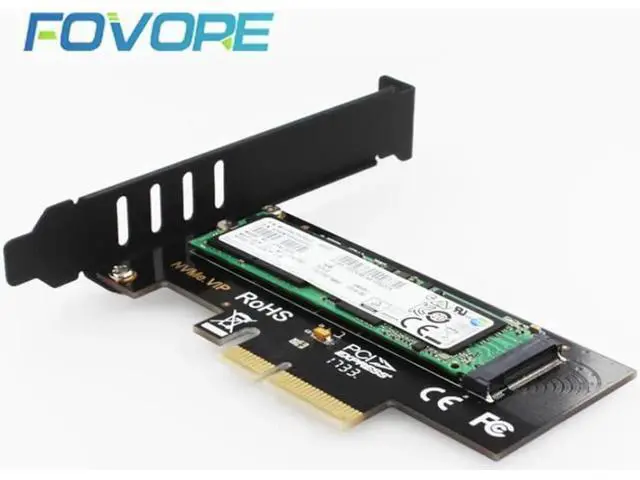 Alt view image 2 of 5 - Aomoproing On Cards PCIE to M2/M.2 Adapter/PCI Express M.2 SSD PCIE Adapter M.2 NVME/M2 PCIE Adapter Computer Expansion Cards M2