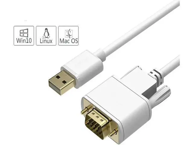 Alt view image 2 of 2 - Aomoproing FOR USB 2.0 to RS232 com Serial DB9 Converter Cable For Win10 WIN8