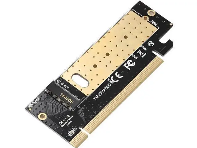 Alt view image 2 of 5 - Aomoproing to pcie x16 adapter Card pci-e to m .2 convert adapter NVMe SSD Adaptor m2 M Key Interface PCI Express 3.0 x4 2230-2280 Size