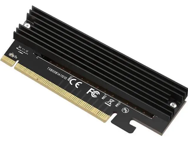Alt view image 3 of 5 - Aomoproing to pcie x16 adapter Card pci-e to m .2 convert adapter NVMe SSD Adaptor m2 M Key Interface PCI Express 3.0 x4 2230-2280 Size