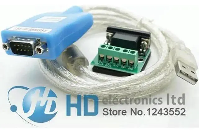 Alt view image 3 of 3 - FOR USB 2.0 to RS-485/-422 RS485/RS422 Adapter Converter Cable set of FT232