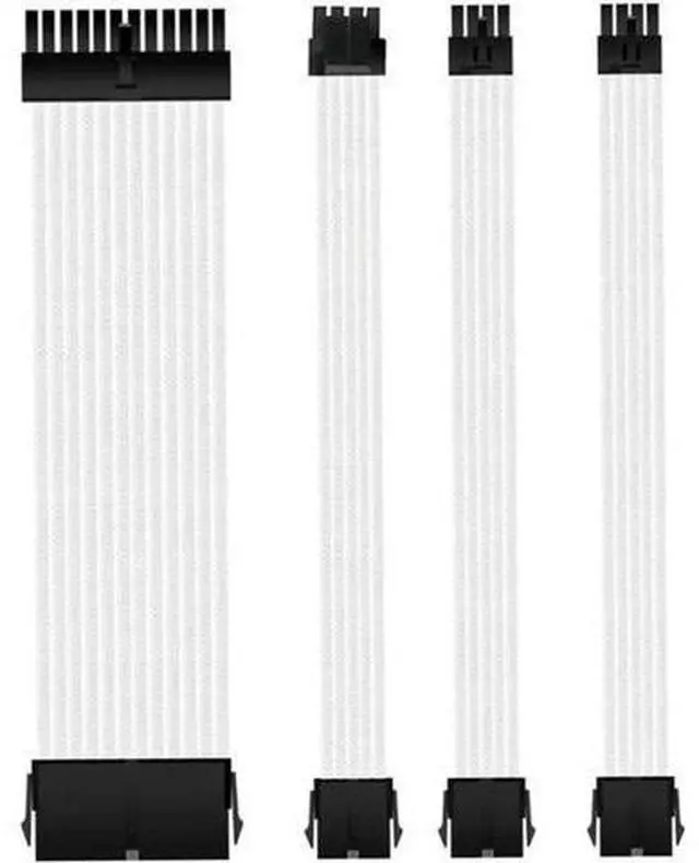 Main image of Aomoproing 1Set 30Cm ATX Basic Extension Cable PC GPU CPU Power Supply Sleeved Wire Computer Connectors 24-PIN 8-PIN 4+4PIN
