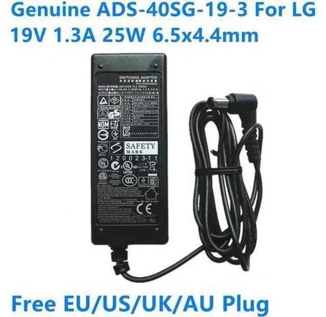 Main image of Aomoproing 19V 1.3A 25W 6.5x4.4mm ADS-40SG-19-3 19025G AC Adapter For ADS-40FSG-19 LCAP21 24M38H-B Monitor Power Supply Charger