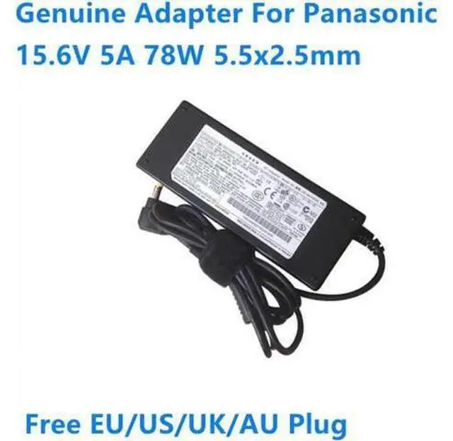 Main image of Aomoproing 15.6V 5A 78W 5.5x2.5mm CF-AA1653A M5 Power Supply AC Adapter For Panasonic ToughBook CF-30 CF30 CF-51 Laptop Charger