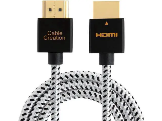 Alt view image 2 of 3 - Aomoproing CableCreation 10ft HDMI Cable Bundle with Right Angle HDMI Male to Female Adapter