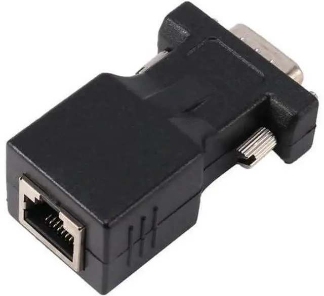 Main image of Aomoproing 20X VGA Extender Male To LAN CAT5 CAT6 RJ45 Network Cable Adapter
