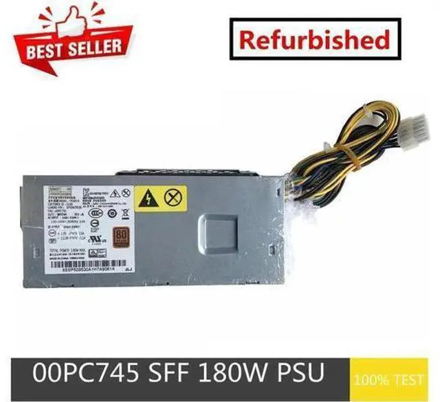 Main image of For ThinkCentre Desktop SFF 180W PSU Power Supply 10+4pin 00PC745 00PC750 00PC752 00PC790 5P51D76945