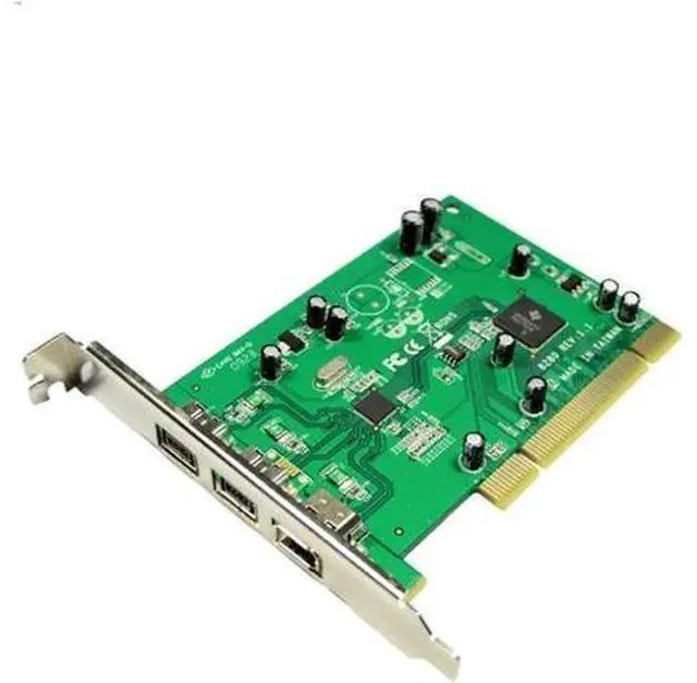 Main image of IOCREST PCI Combo 2x 1394b + 1x 1394a Firewire Ports PCI Controller Card 1394 card TI Chipset 6pin cable win10