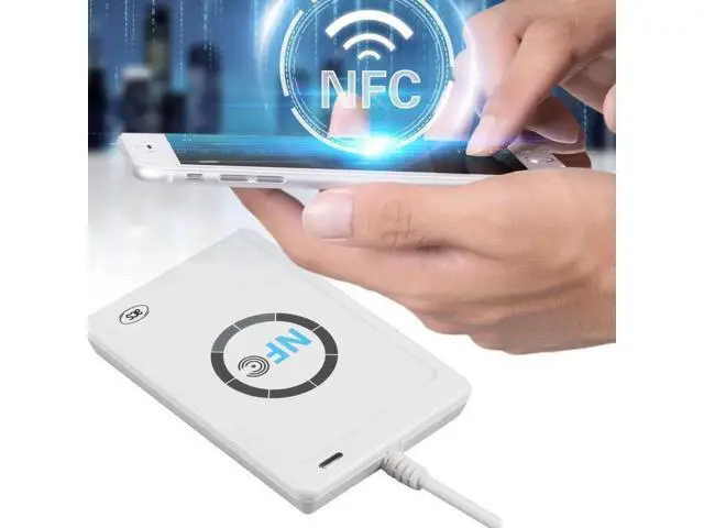 Alt view image 2 of 2 - 1 Set USB ACR122U NFC RFID Smart Card Reader For All 4 Types Of NFC (ISO/IEC18092) Professional Tags+5pcs M1 Cards Dropshipping
