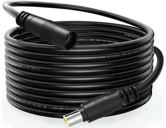 Main image of FOR 10FT DC 8mm Cord 14AWG DC 8mm Female to Male Adapter Connector Cable 8mm DC Power Plug for Solar Generator