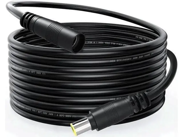 Alt view image 2 of 2 - FOR 10FT DC 8mm Cord 14AWG DC 8mm Female to Male Adapter Connector Cable 8mm DC Power Plug for Solar Generator
