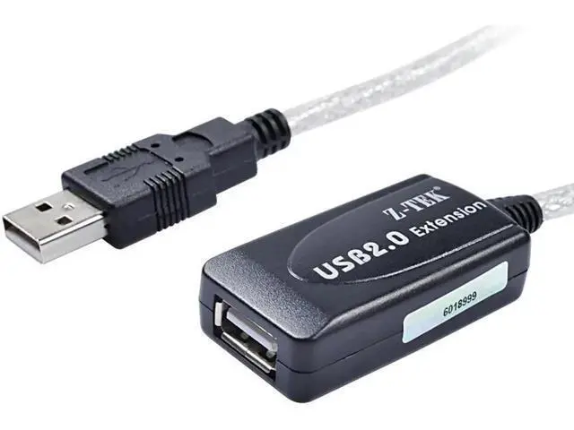 Alt view image 2 of 3 - FOR 5 Meter 5M 16.4ft USB 2.0 Active Extension Cable with Amplifier